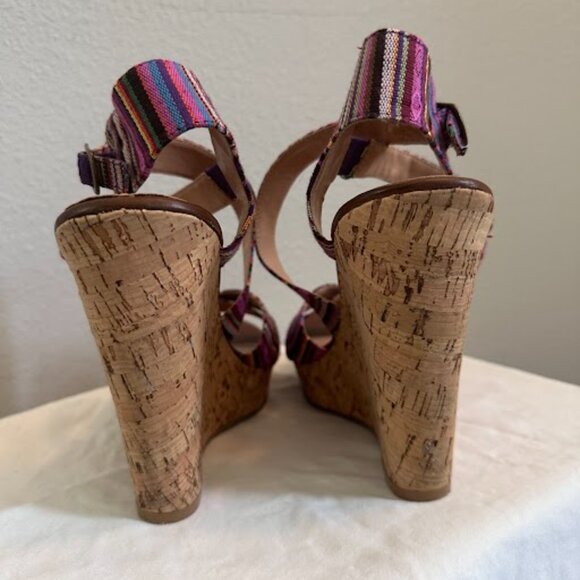 Chinese Laundry Wedge Colorful Heels - Picture 4 of 6